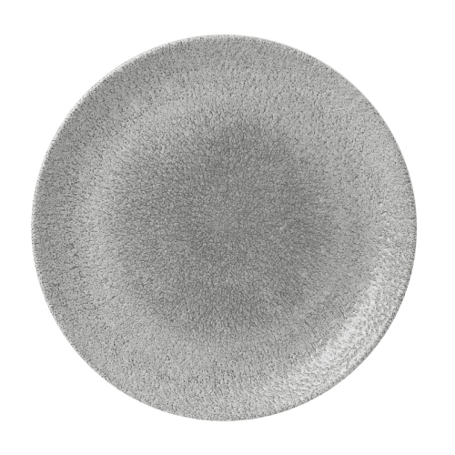 Тарелка мелкая 28,8см, без борта, цвет Raku Jasper Grey, Studio Prints