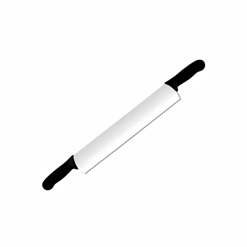 Нож для сыра 36см с двумя ручками, черный Нож для сыра 36см с двумя ручками, черный