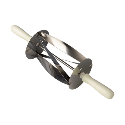 Резак для круассанов 70х100мм, одинарный, нерж.сталь, ручки пластик Резак для круассанов 70х100мм, одинарный, нерж.сталь, ручки пластик