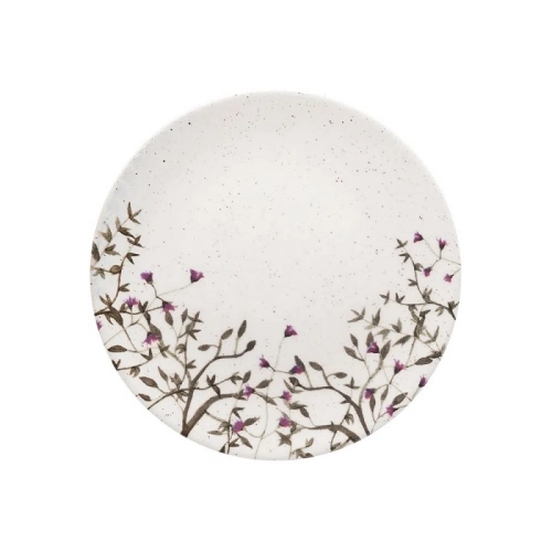 Тарелка мелкая 19см, серия UNNI, декор LILAC, керамика Тарелка мелкая 19см, серия UNNI, декор LILAC, керамика