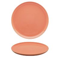 Тарелка мелкая 26см, серия FLAT декор APRICOT, керамика
