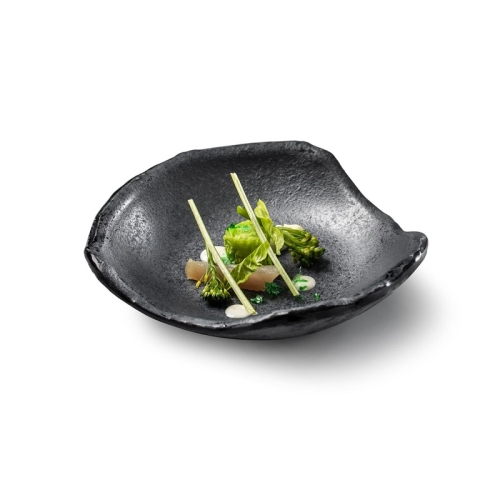 Салатник стеклянный «Античный» черный 17х15см 75мл, Atica Салатник стеклянный «Античный» черный 17х15см 75мл, Atica