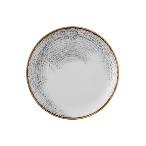 Тарелка мелкая 28,8см, без борта, цвет Jasper Grey, Studio Prints Homespun Accents