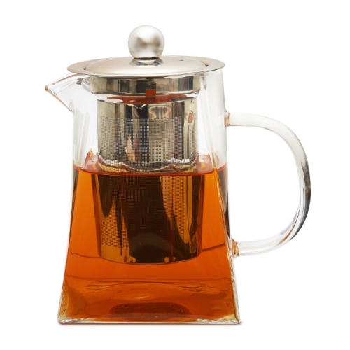 Чайник "Версаль" 0,75л, жаропрочное стекло, с заварочной колбой из металла Чайник "Версаль" 0,75л, жаропрочное стекло, с заварочной колбой из металла