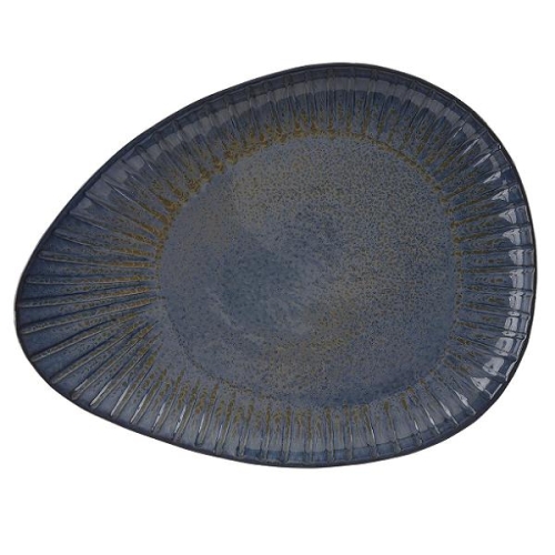 Блюдо овальное 34см, керамика, Impressions, цвет AEGEAN Блюдо овальное 34см, керамика, Impressions, цвет AEGEAN