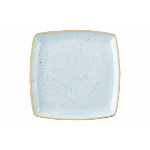 Тарелка мелкая квадратная 26,8см, без борта, Stonecast, цвет Duck Egg Blue