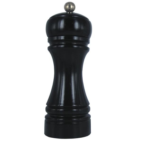 Мельница для перца 14см Java Steak, для грубого помола, деревянная, цвет черный матовый Мельница для перца 14см Java Steak, для грубого помола, деревянная, цвет черный матовый