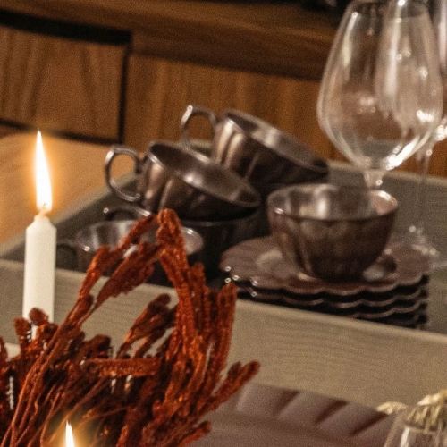 Пара чайная (чашка 220мл и блюдце 16см), фарфор, серия FLORA декор ANIS фото 3