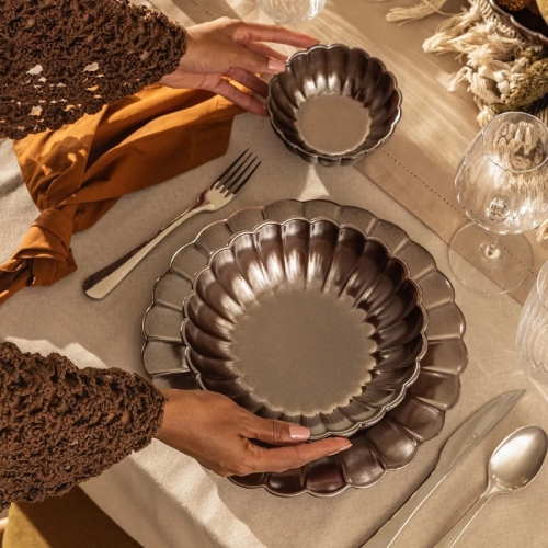 Тарелка мелкая 22см, фарфор, серия FLORA декор ANIS фото 3 Тарелка мелкая 22см, фарфор, серия FLORA декор ANIS фото 3