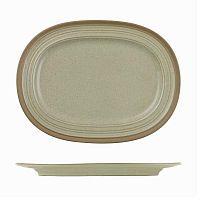 Блюдо овальное 32см, керамика, Igneous