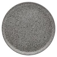 Тарелка мелкая 26см, серия FLAT декор GRAY, керамика