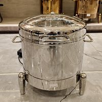 Мармит для супа со стеклянной крышкой 10л, 35,56x30,48x27,94см