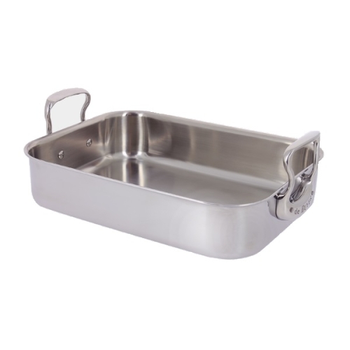 Лоток для жарки 35х25см h8см, с ручками, серия Affinity, нерж.сталь