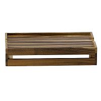 Подиум деревянный "Ящик" 25,8х44,5см h9,4см Buffetscape Wood