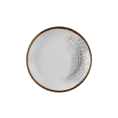 Тарелка мелкая 16,5см, без борта, цвет Jasper Grey, Studio Prints Homespun Accents