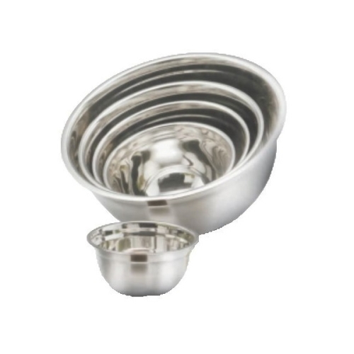 Миска полусферическая 0,6л d14см, без ручек, нерж.сталь