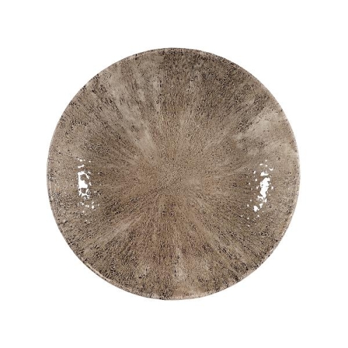 Тарелка мелкая 21,7см, без борта, цвет Stone Zircon Brown, Studio Prints