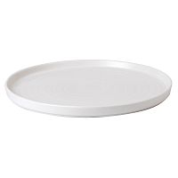 Тарелка мелкая CHEFS Walled d26см h2см, с прямым бортом, Vellum, цвет White полуматовый