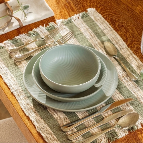 Кружка 350мл d8см h11см, керамика, серия FLAT декор OASIS фото 2