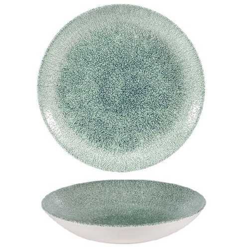 Салатник 1,14л d24,8см, без борта, цвет Raku Jade Green, Studio Prints