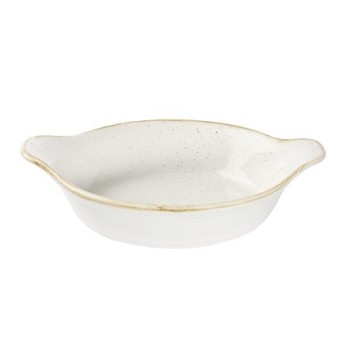 Форма для запекания d15см/18см 0,30л, с ручками, Stonecast, цвет Barley White