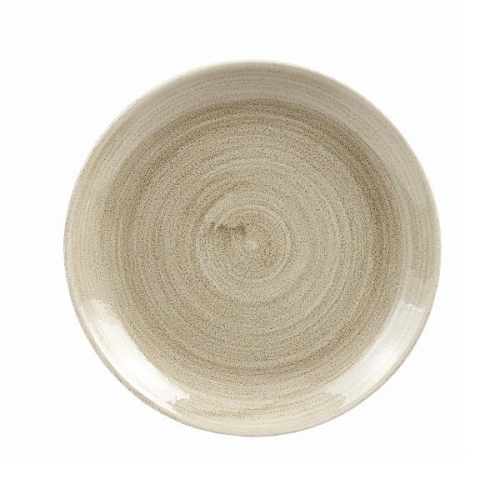 Тарелка мелкая 21,7см, без борта, Stonecast Patina, цвет Antique Taupe