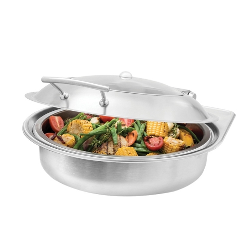 Мармит настольный (чефиндиш) круглый MULTI-CHEF d42см h17см, без базы, нерж.сталь