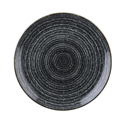 Тарелка мелкая 21,7см, без борта, цвет Charcoal Black, Studio Prints