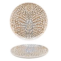 Тарелка мелкая 26см, серия FLAT Shape, декор LEOPARDITA, керамика