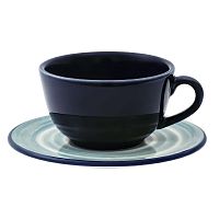 Пара чайная (чашка 200мл и блюдце 14см), керамика, серия UNNI декор OCEANICA