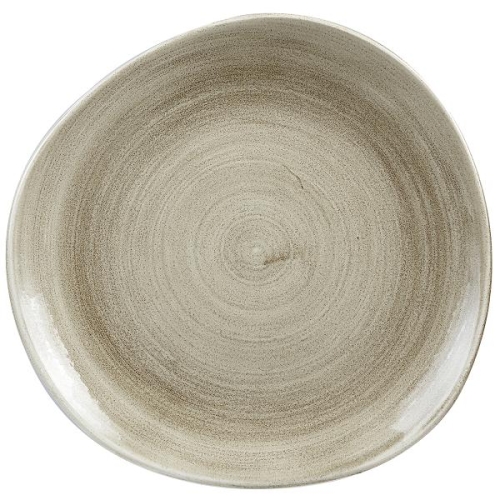 Тарелка мелкая "Волна" 28,6см, без борта, Stonecast Patina, цвет Antique Taupe