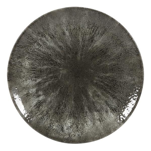 Тарелка мелкая 26см, без борта, цвет Stone Quartz Black, Studio Prints