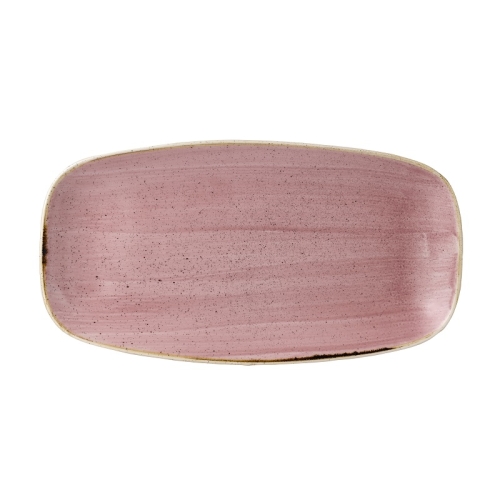Блюдо прямоугольное CHEFS 35,5х18,9см, без борта, Stonecast, цвет Petal Pink