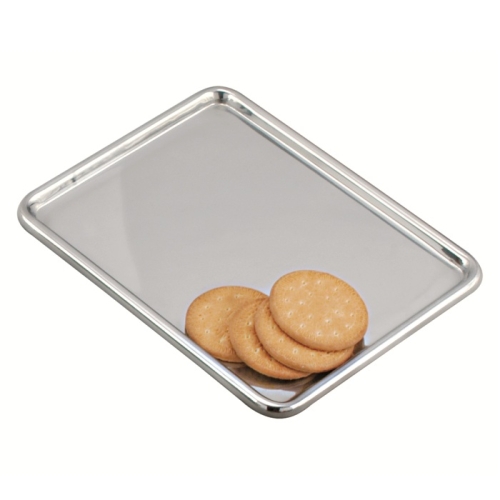 Поднос прямоугольный 24х19см h1,2см, нерж.сталь Поднос прямоугольный 24х19см h1,2см, нерж.сталь