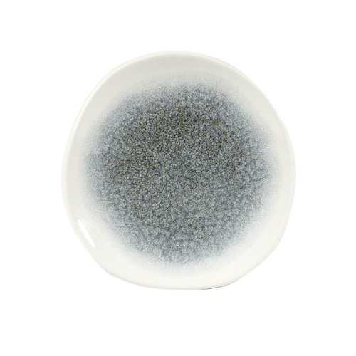 Тарелка мелкая "Волна" 18,6см, без борта, цвет Raku Topaz Blue, Studio Prints
