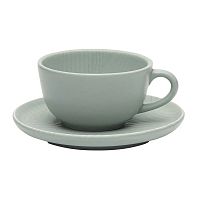 Пара чайная (чашка 200мл и блюдце 14,5см), керамика, серия FLAT декор OASIS
