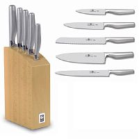 Набор ножей 5 предметов "Platina" с подставкой