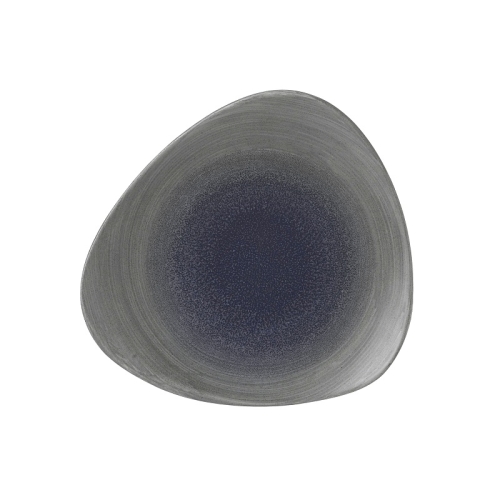 Тарелка мелкая треугольная 22,9см, без борта, Stonecast Aqueous, цвет Fjord
