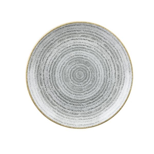 Тарелка мелкая 21,7см, без борта, цвет Stone Grey, Studio Prints