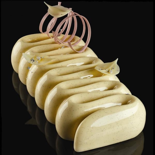 Форма для мороженого/суфле 3D "Оноре" 230х105мм h45мм (объем 1,0л), силикон Форма для мороженого/суфле 3D "Оноре" 230х105мм h45мм (объем 1,0л), силикон