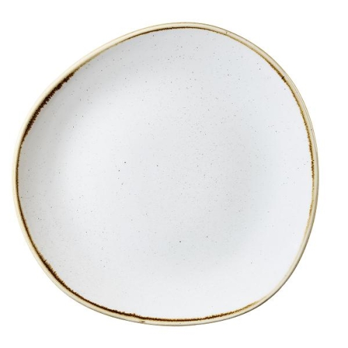Тарелка мелкая "Волна" 28,6см, без борта, Stonecast, цвет Barley White