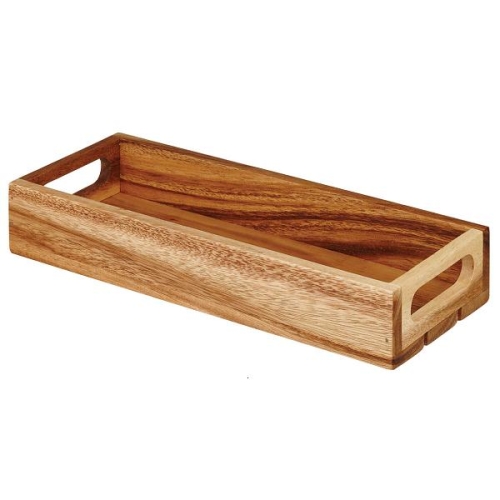 Поднос деревянный "Ящик" 30х11,8см h4,8см Buffetscape Wood