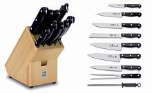 Набор ножей 9 предметов "Technic" с подставкой