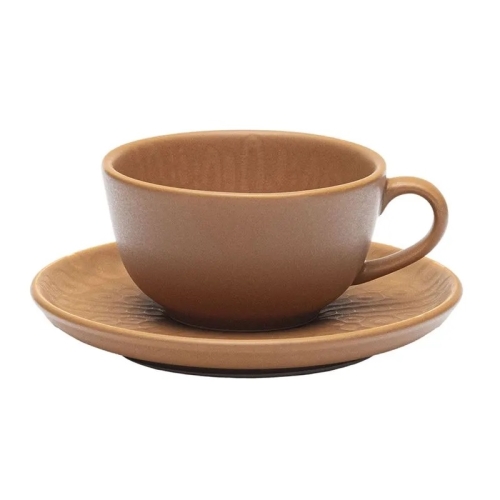 Пара чайная (чашка 200мл и блюдце 14,5см), керамика, серия FLAT декор ESTRELA DO MAR Пара чайная (чашка 200мл и блюдце 14,5см), керамика, серия FLAT декор ESTRELA DO MAR