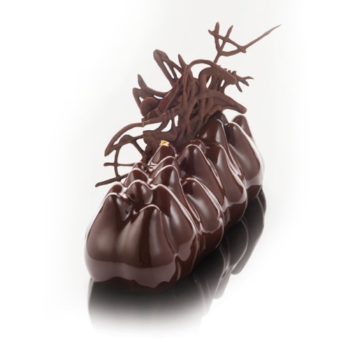 Форма для мороженого/суфле 3D "Бревно" 250х90мм h85мм (объем 1,05л), силикон Форма для мороженого/суфле 3D "Бревно" 250х90мм h85мм (объем 1,05л), силикон