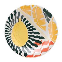 Тарелка глубокая 23см, серия FLOREAL, декор SALADA TROPICAL, Oxford