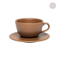 Пара чайная (чашка 200мл и блюдце 14см), серия UNNI, декор AVELA, керамика