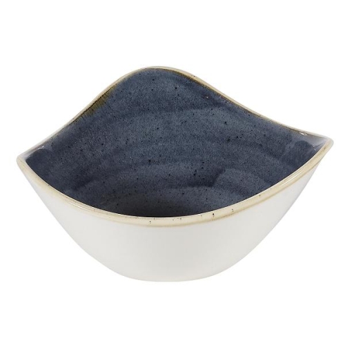 Салатник треугольный 0,26л d15,3см, без борта, Stonecast, цвет Blueberry