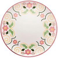Тарелка мелкая 26см, серия UNNI, декор LIMA, керамика