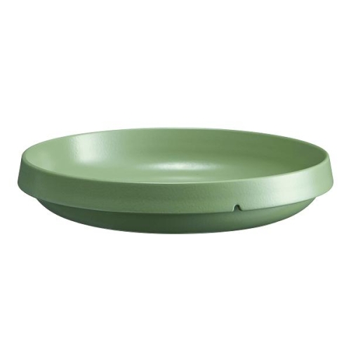 Салатник керамический 4,0л d35см h6,5см, серия Welcome, цвет ярко-зеленый